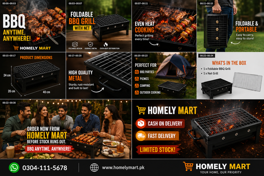 Premium Foldable BBQ Grill