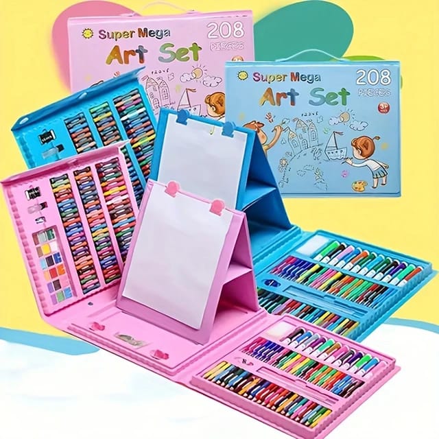 Super Mega Art Set – 208 Pieces 🎨✨