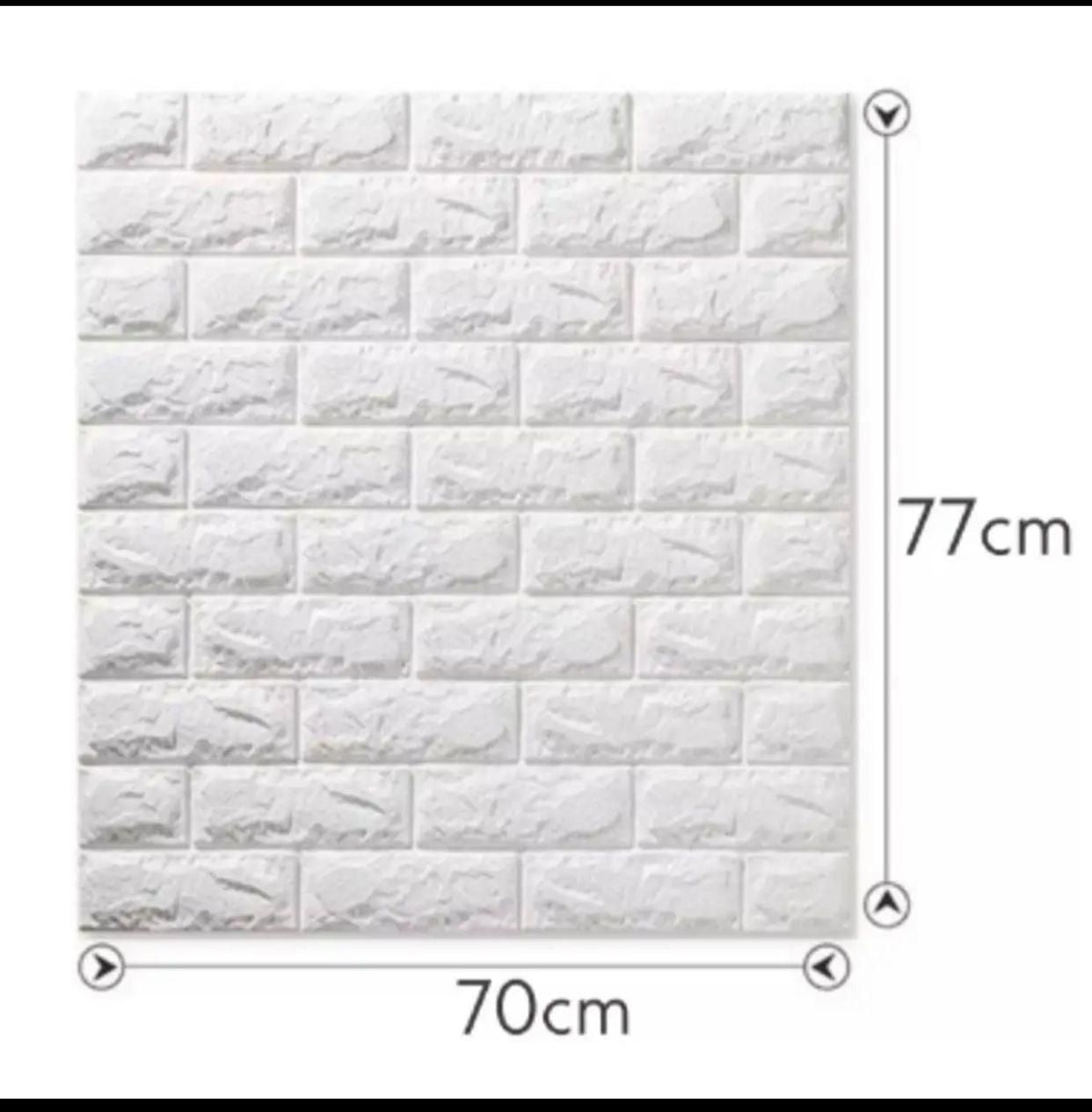 3D Self-Adhesive Brick Wall Panels
