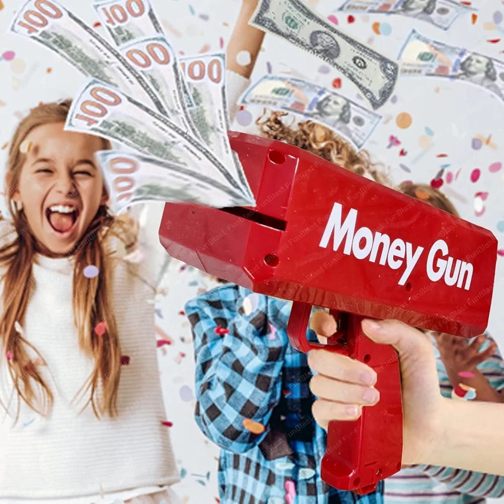 Money Gun Cash Launcher Toy