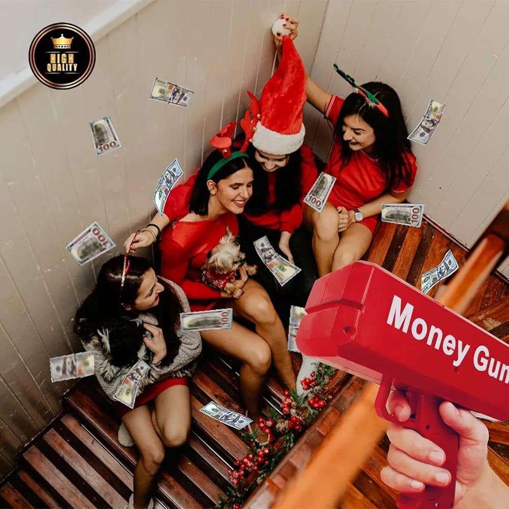 Money Gun Cash Launcher Toy